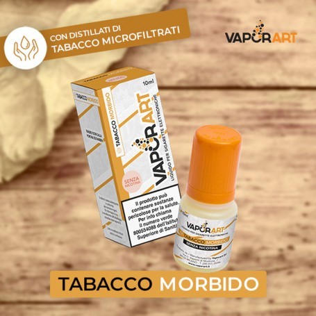 Tabacco Morbido10ml nicotinato - Vaporart Distillati